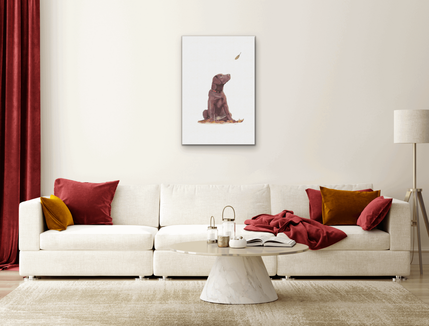 Brown Labrador Puppy Eco Canvas