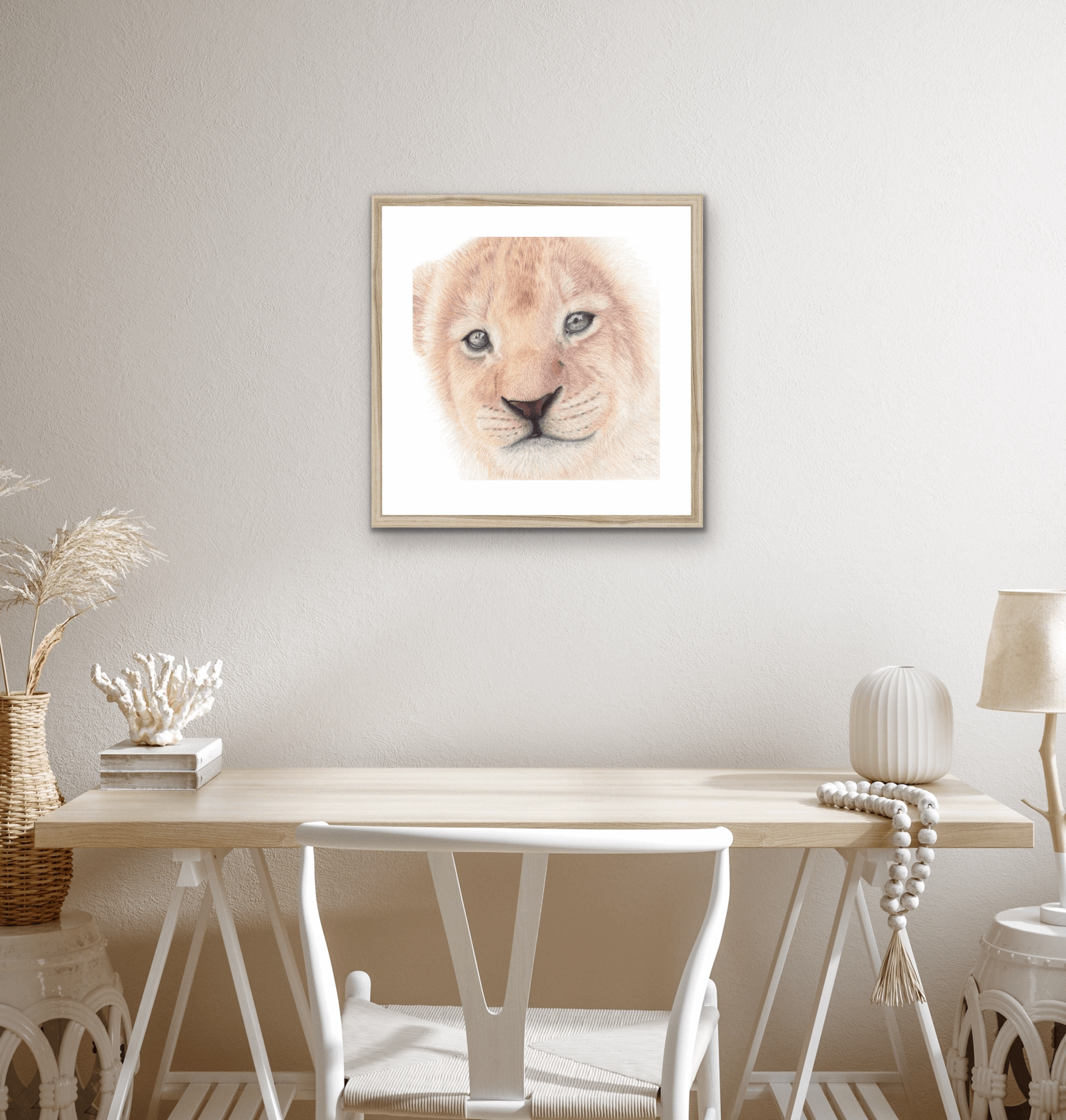 Lion Cub Original Art