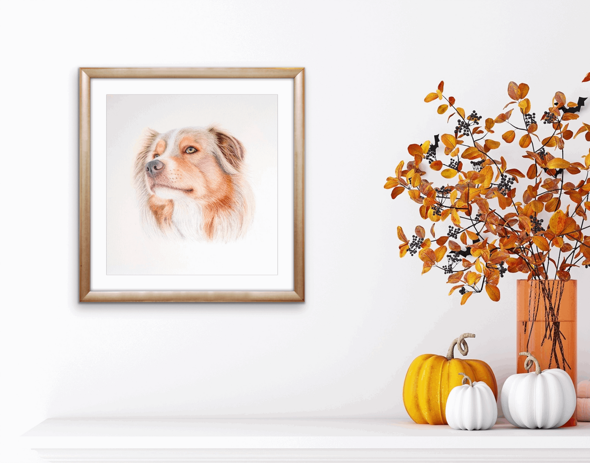 Australian Shepherd Original Art