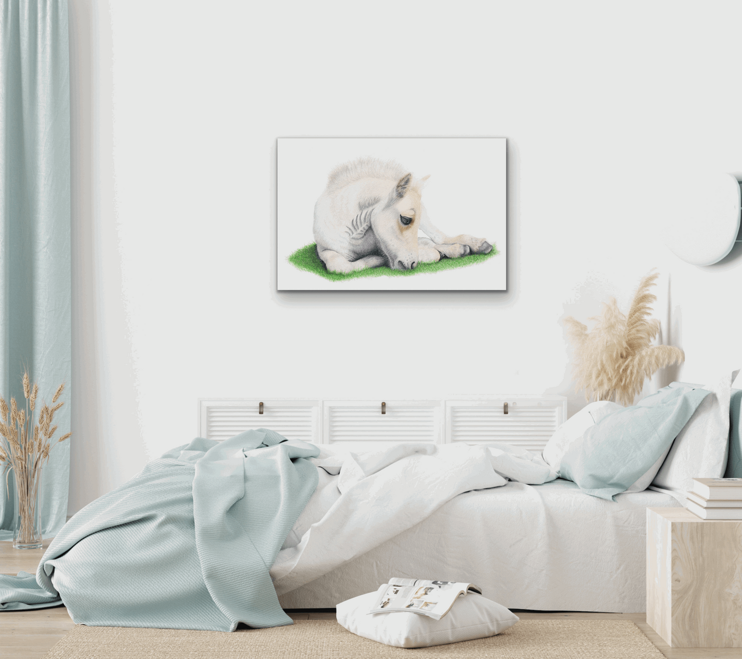  Whisper - Fjord Foal Eco Canvas Print