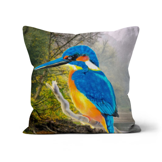 The Fisher King  - Kingfisher Cushion